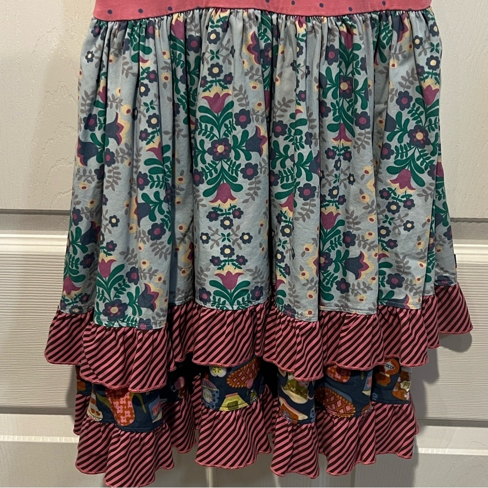 Matilda Jane put on a show cookie dress pink polka dot mixed floral print 6 - Picture 5 of 9